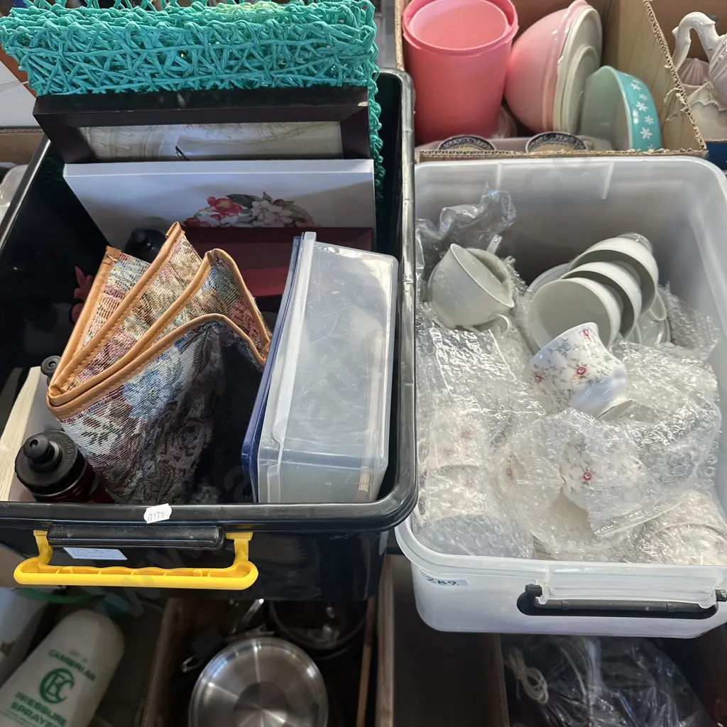 Two boxes China, pictures and art etc. Image 1++