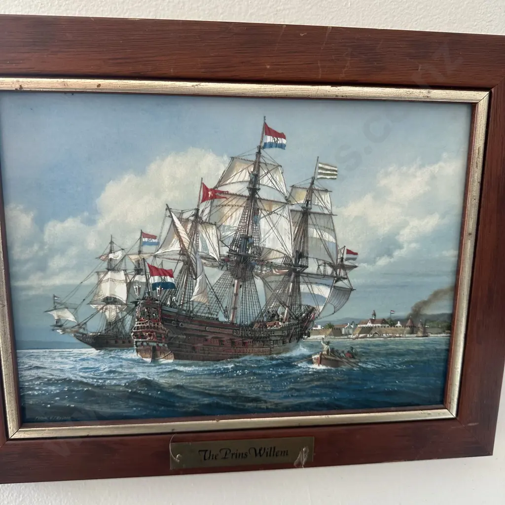 Set 4 framed Poreclains Image 1++