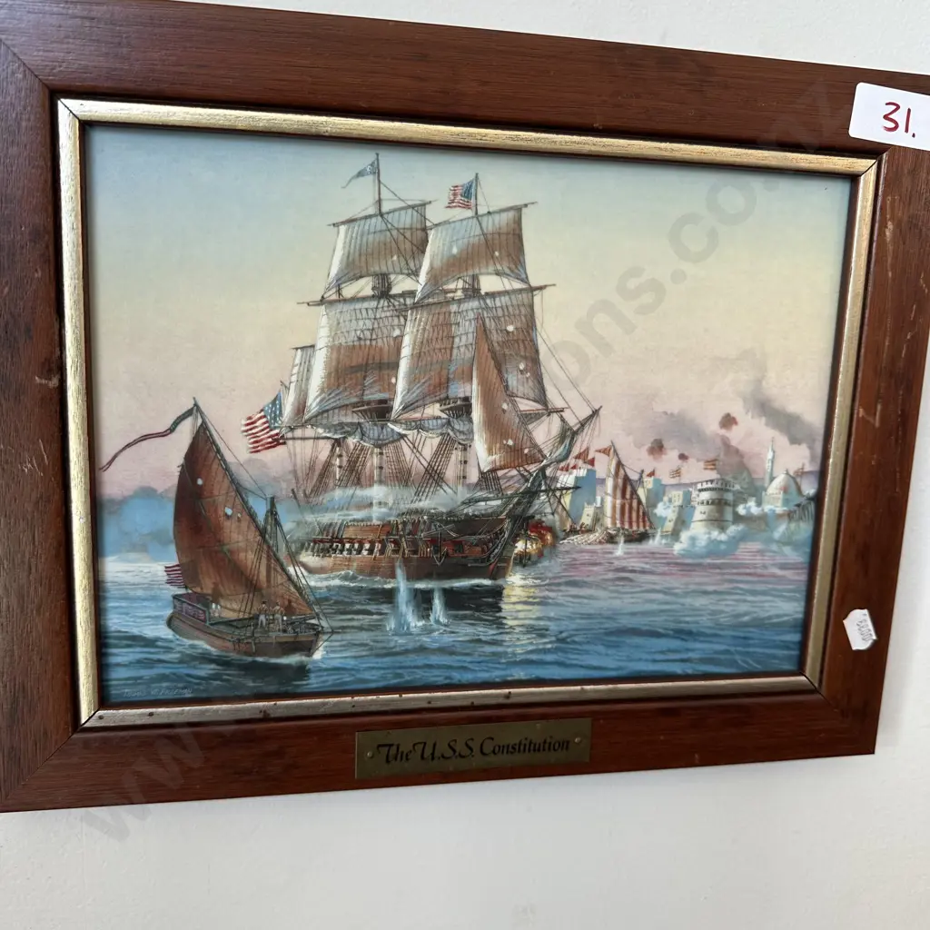 Set 4 framed Poreclains Image 1++