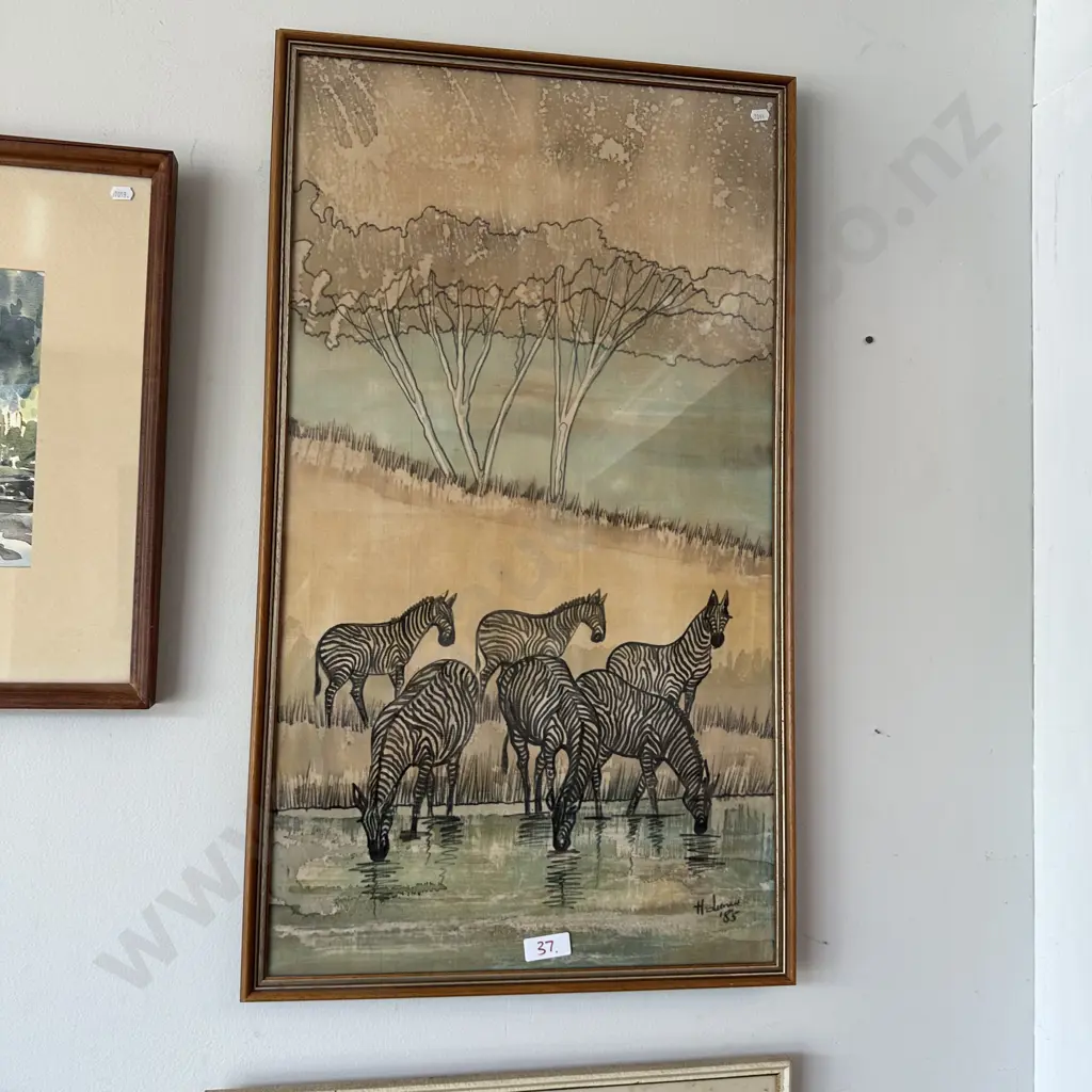 Original Zebra picture signed Image 1++