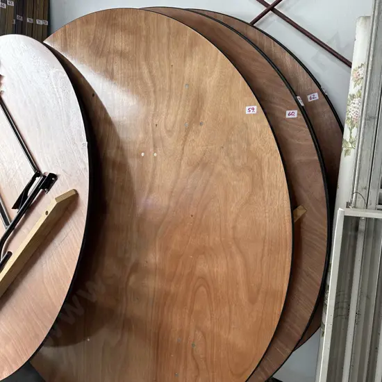 Large round trestle table 1830mm diameter