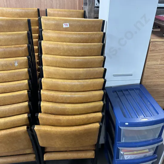 Set of 20 stackable chairs
