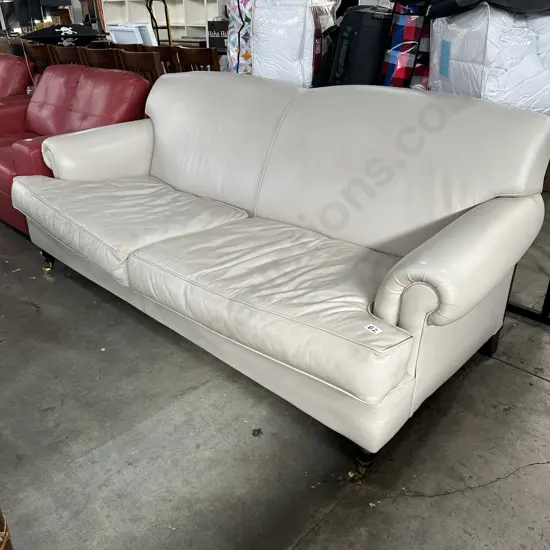 Montreux leather sofa made in ChCh