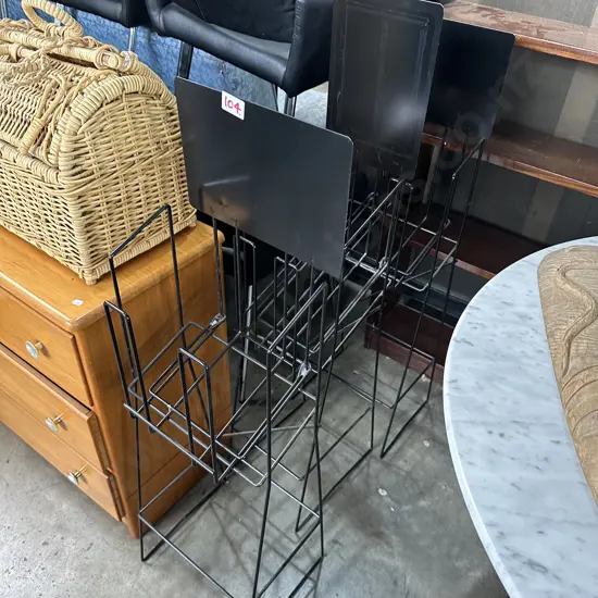 Three Magazine stands