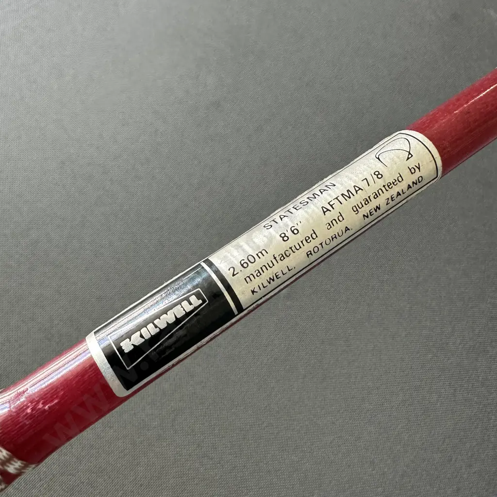 Kilwell 8'6'' Statesman  2pc fly rod 7/8 - good condition Image 1++