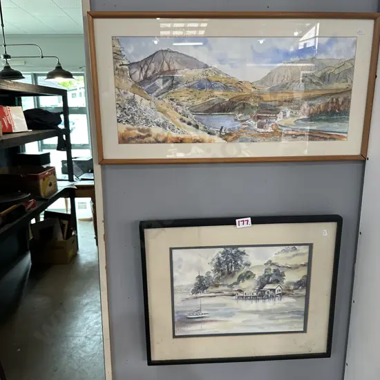 2 water colours, Rae Thomson & Julia Ralph