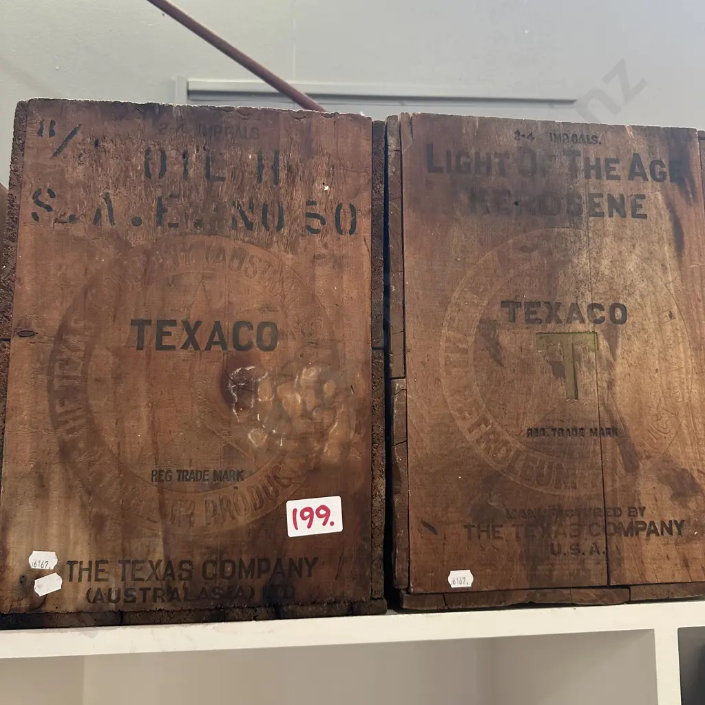 2 texaco boxes Image 1++