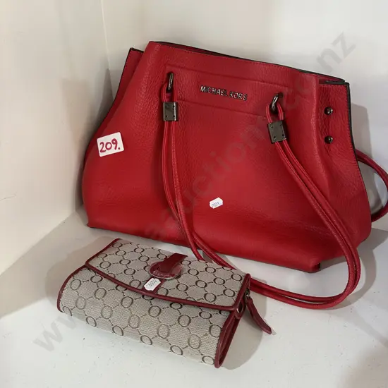 Michael Kors handbag and oroton purse
