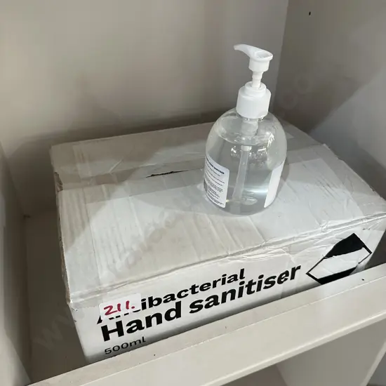 sanitiser x 12 expired in July