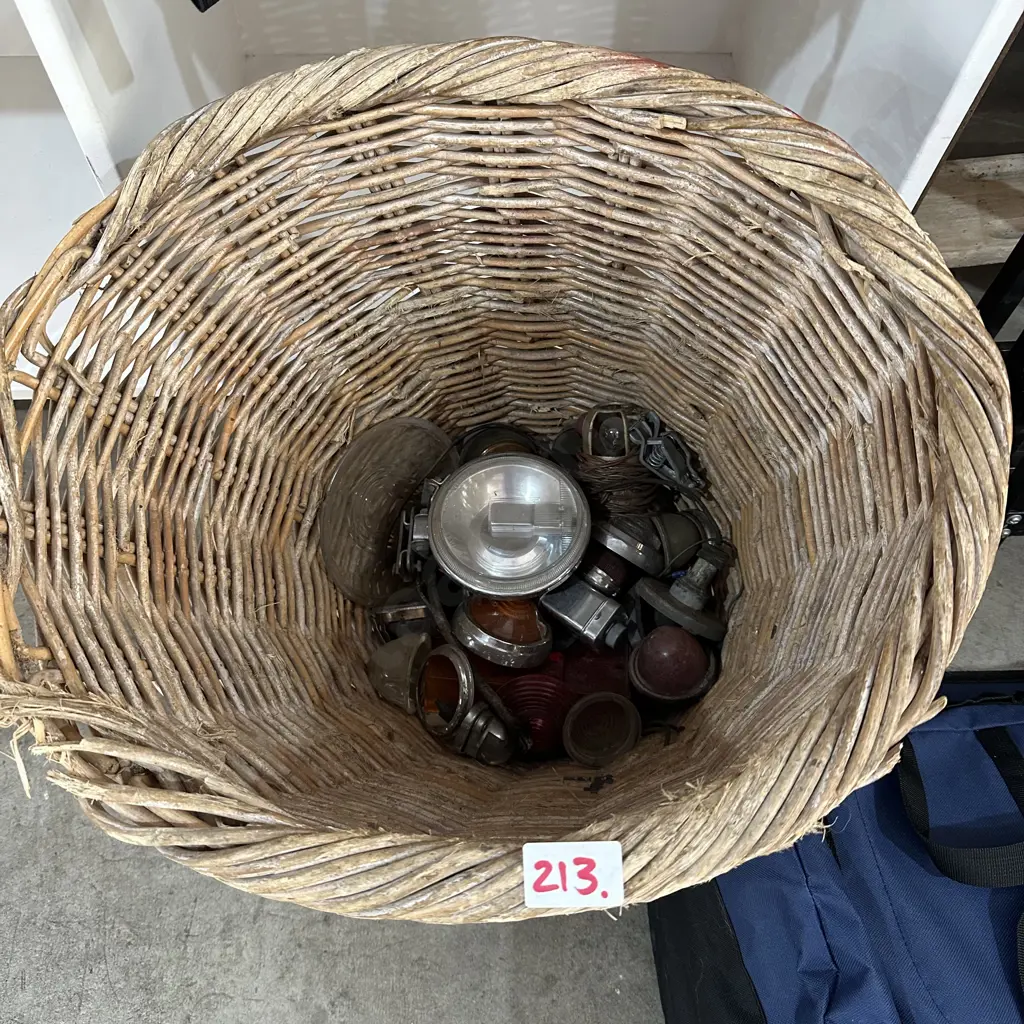 basket of vintage lights Image 1++