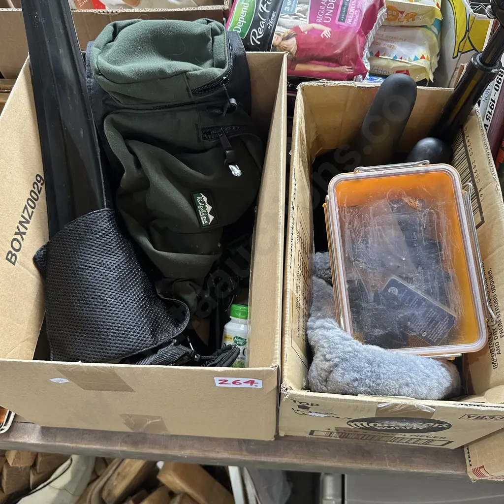 2 boxes good bike items and Ridgeline belt Image 1++