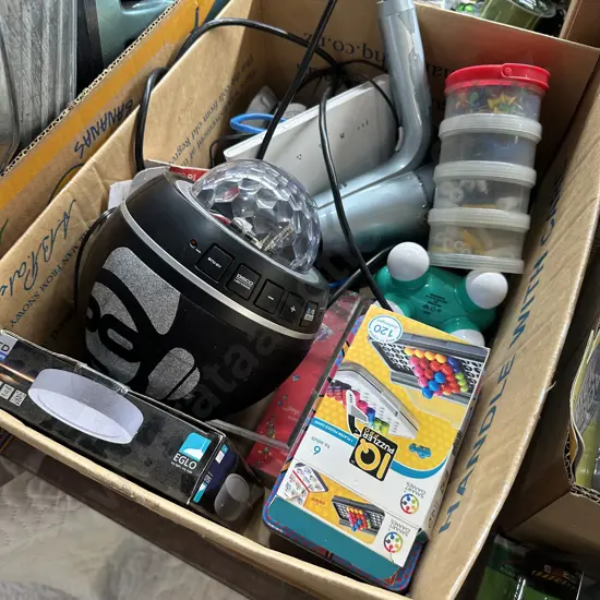 disco ball , games etc