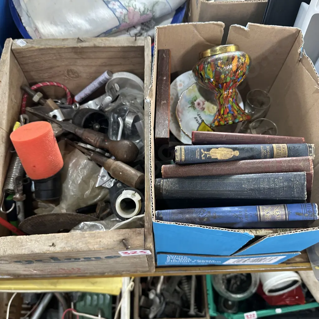 Nail box, tools and hardware, lead light etc. Image 1++