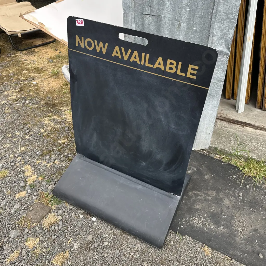 Sidewalk sign Image 1++