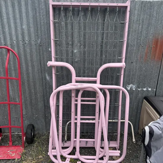 Pink bunks frame
