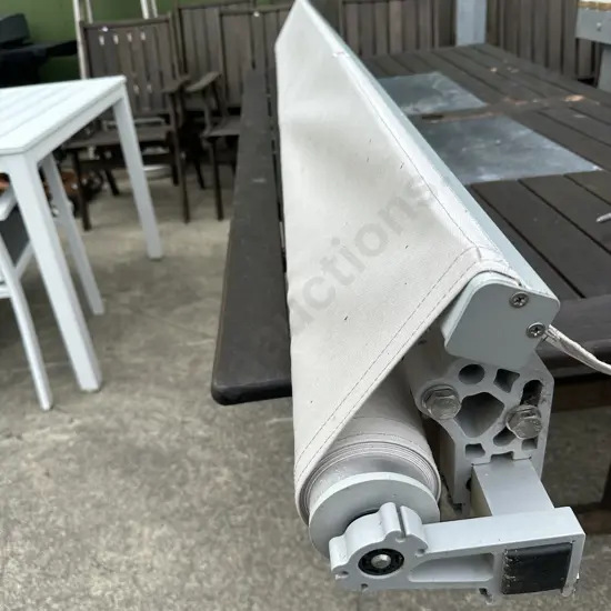 Electric awning with remote (cost $3538 5 years ago) working well