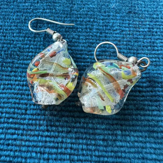 Set of Murano glass earings