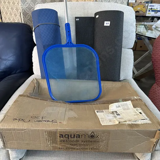 yoga rolls,  insert for shower, pond scoop