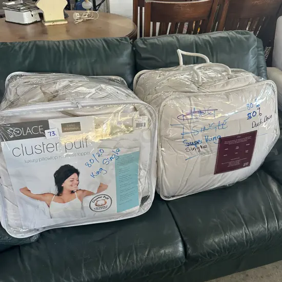 2 x King single duvet 80/20