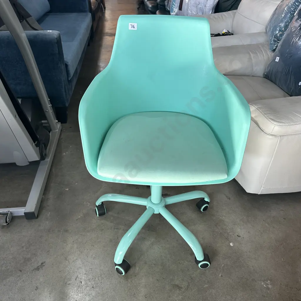 Teal chair Image 1++