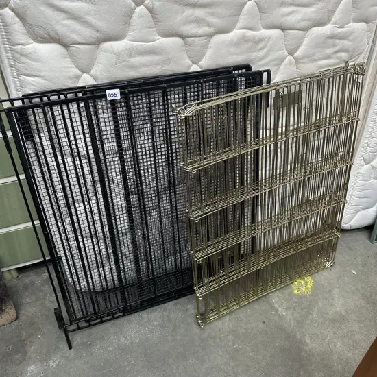 fire gaurd and pen, plus mops