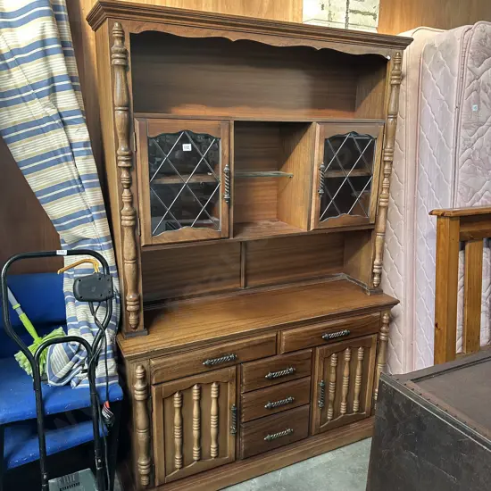 2pc vintage wall unit
