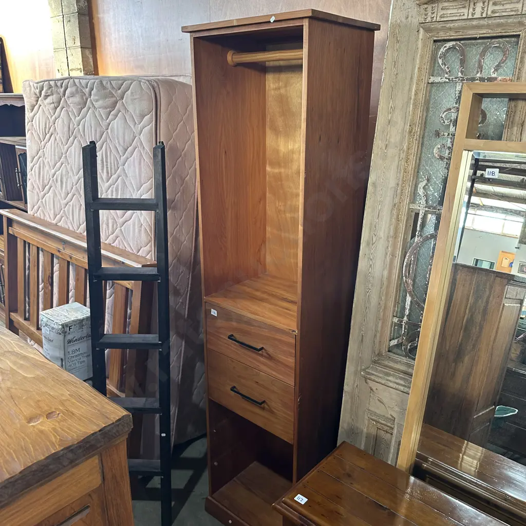recycled Rimu free stand wardrobe Image 1++
