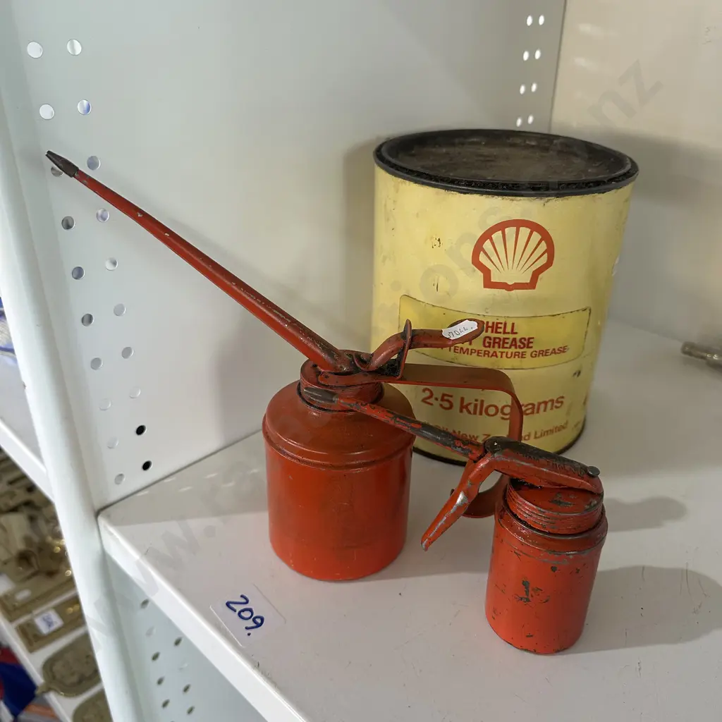 Shell grease and 2 oilers Image 1++
