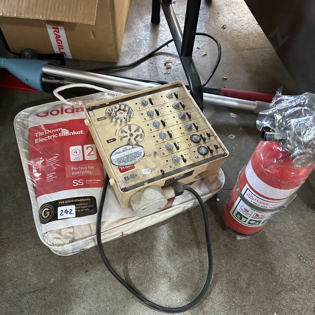 New fire extinguisher, irrigation timer, mops etc. Image 1++