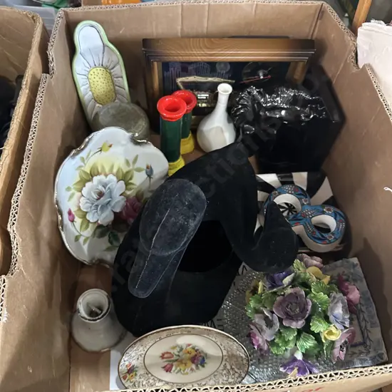 Box of collectables.