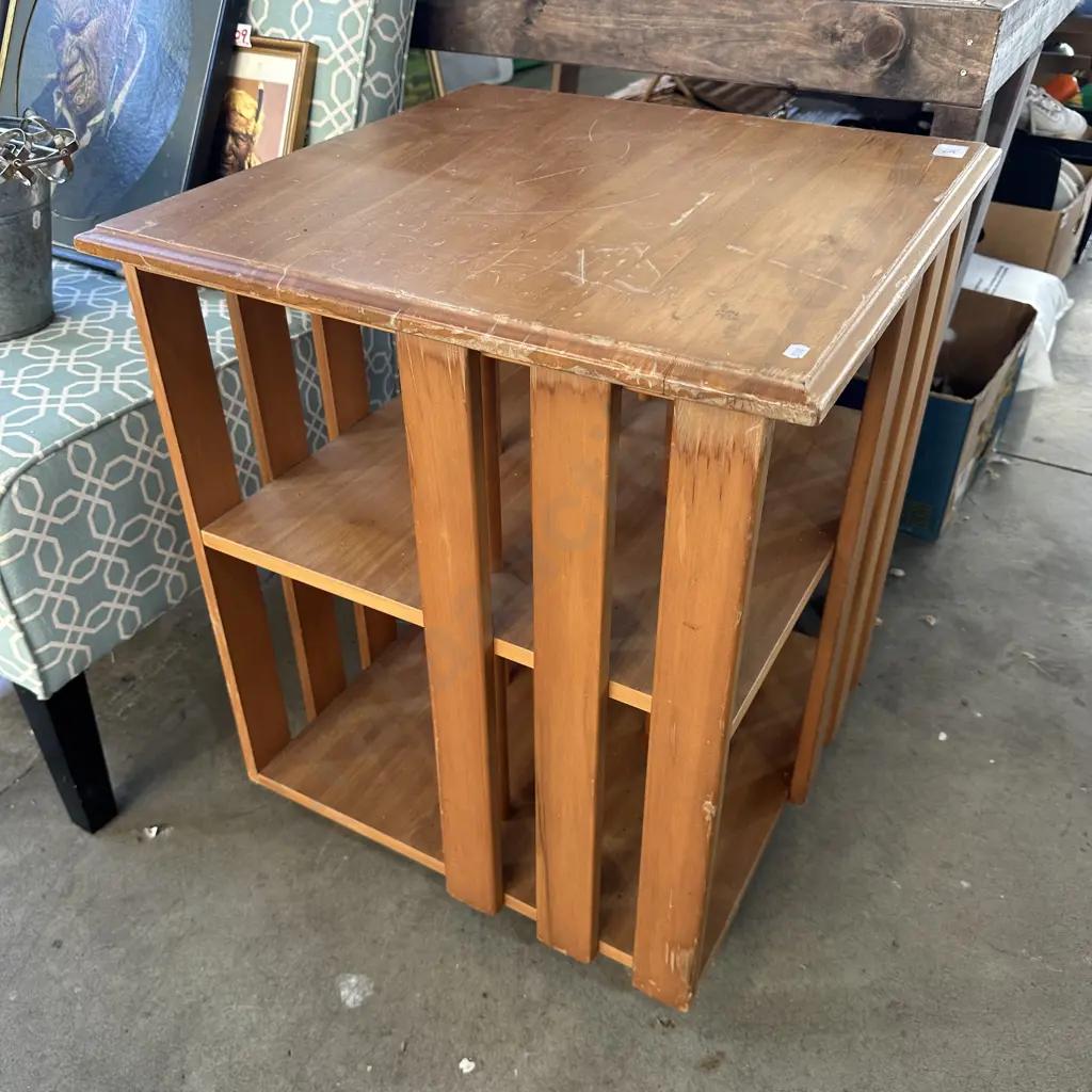 Rimu rotating bookcase Image 1++