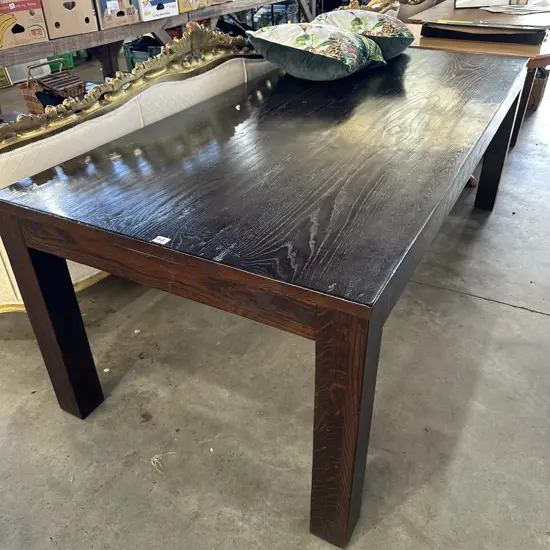 Hand crafted Oak table made in Christchurch by Davis Furniture 2200 x 1000mm