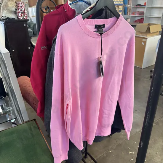 Tilley sweater XL/$299