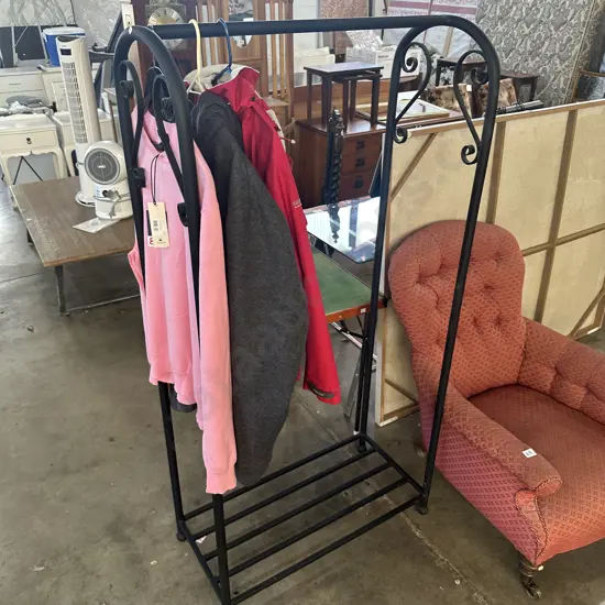 metal clothes rack