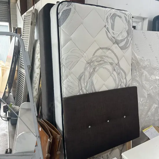 long single bed with headboard