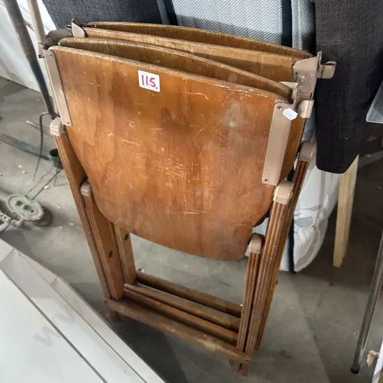 vintage folding chairs need TLC