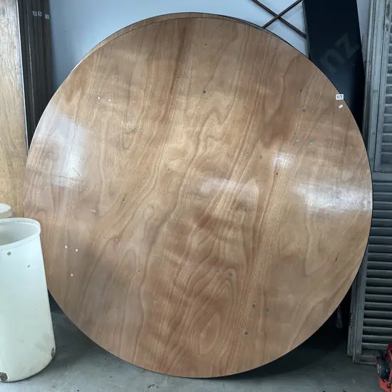 large round catering trestle table