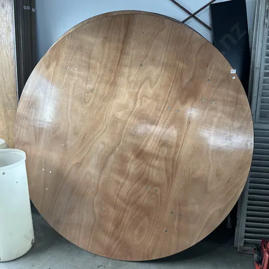 large round catering trestle table