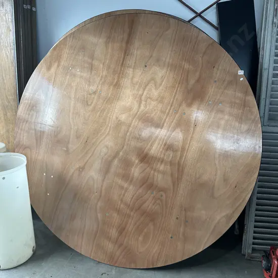 large round catering trestle table