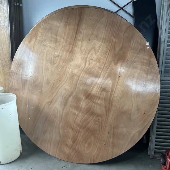 large round catering trestle table