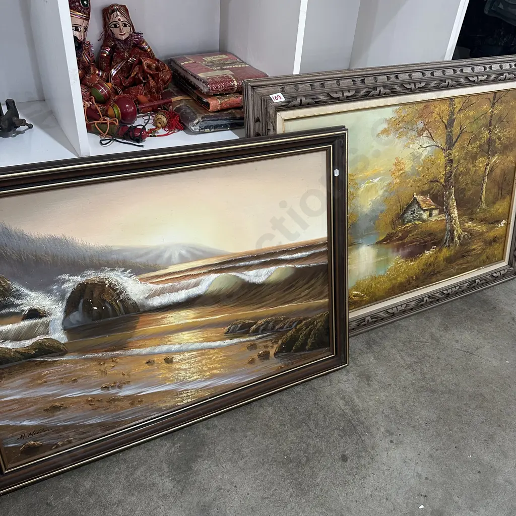 Two signed paintings Image 1++