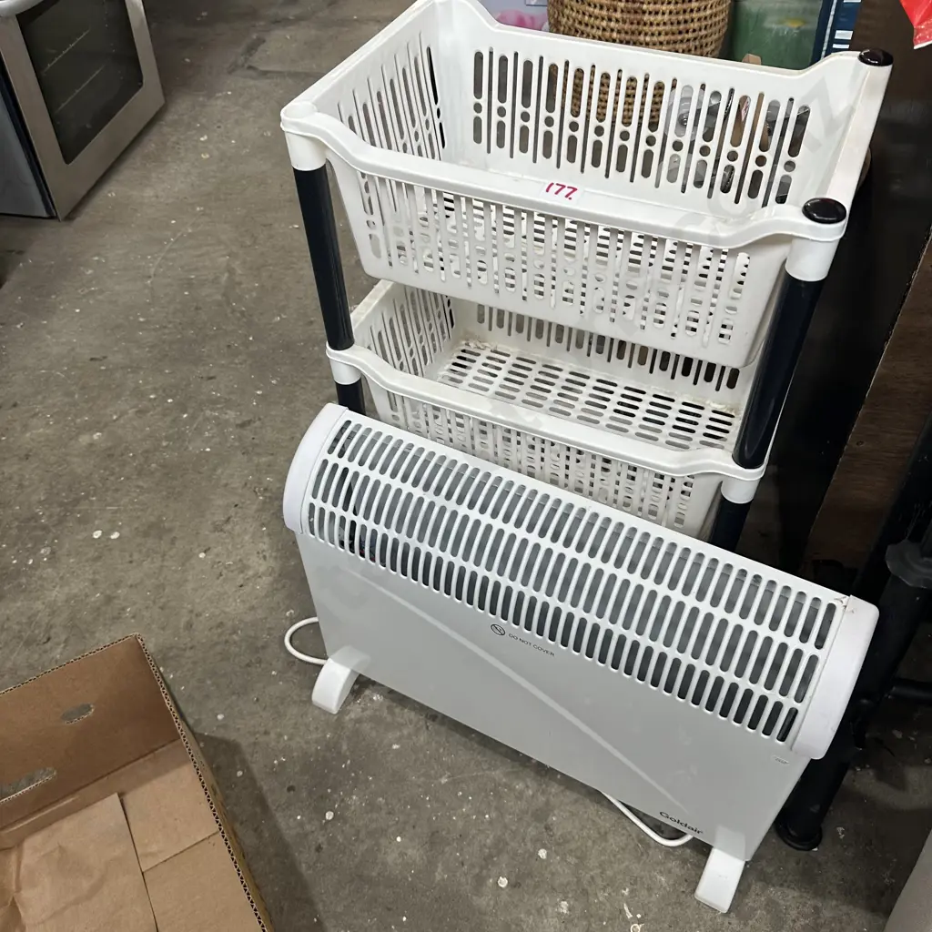 Heater and vege stand. Image 1++