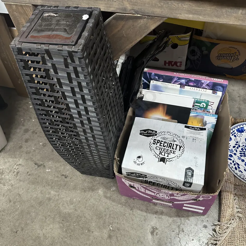 Cheese kit and books etc. Image 1++