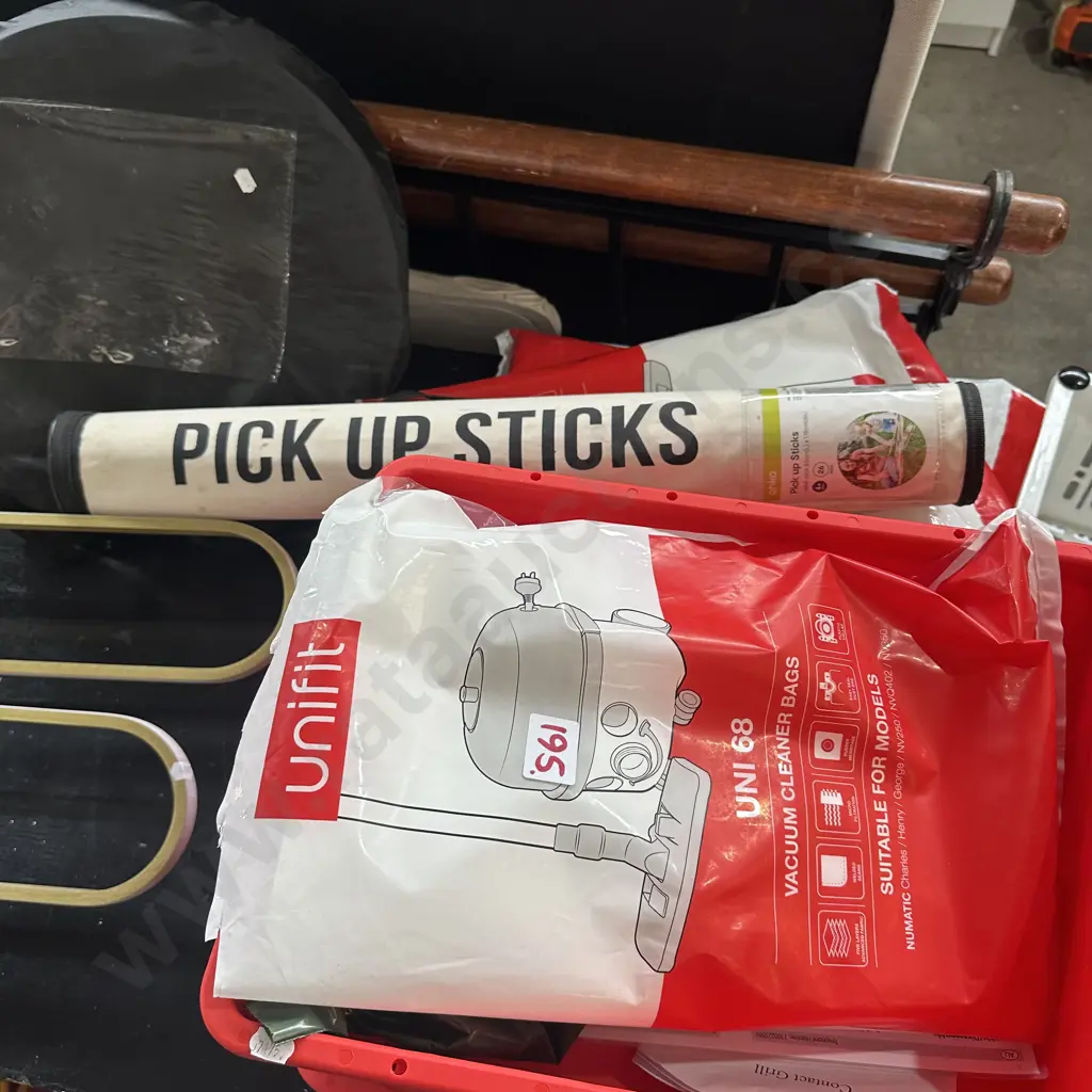 Vacuum cleaner bags, bins and pick up sticks etc. Image 1++