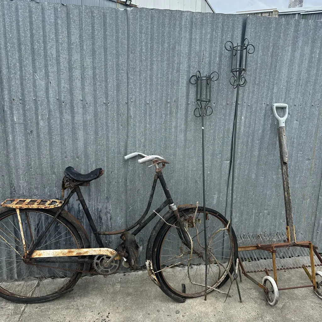 bike, candle holders and tiller Image 1++