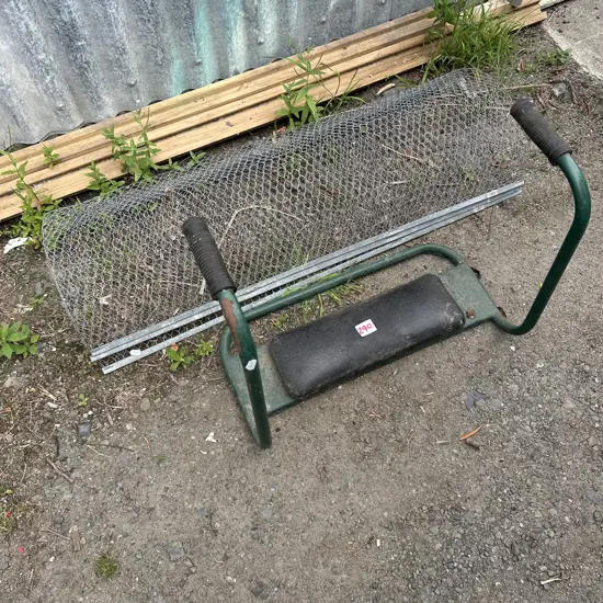 netting protectors and kneeler