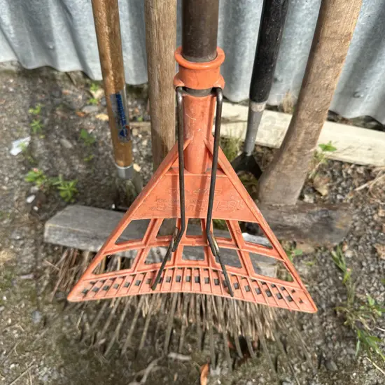 garden tools and axe