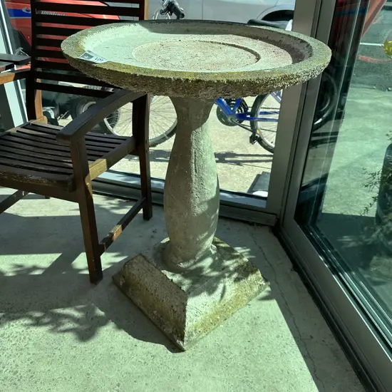 Large birdbath