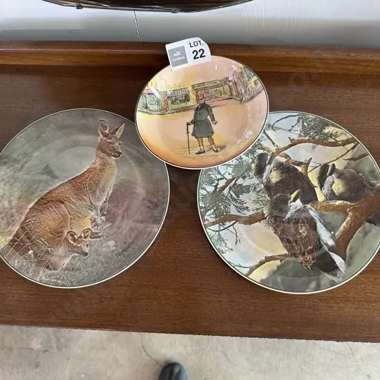 3 x Royal Doulton plates