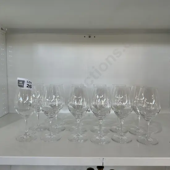 12 Spiegelau wine glasses